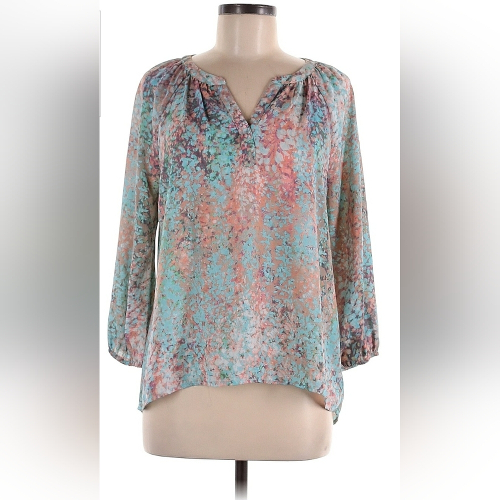 Cynthia Rowley Multicolored Long Sleeve Size Small